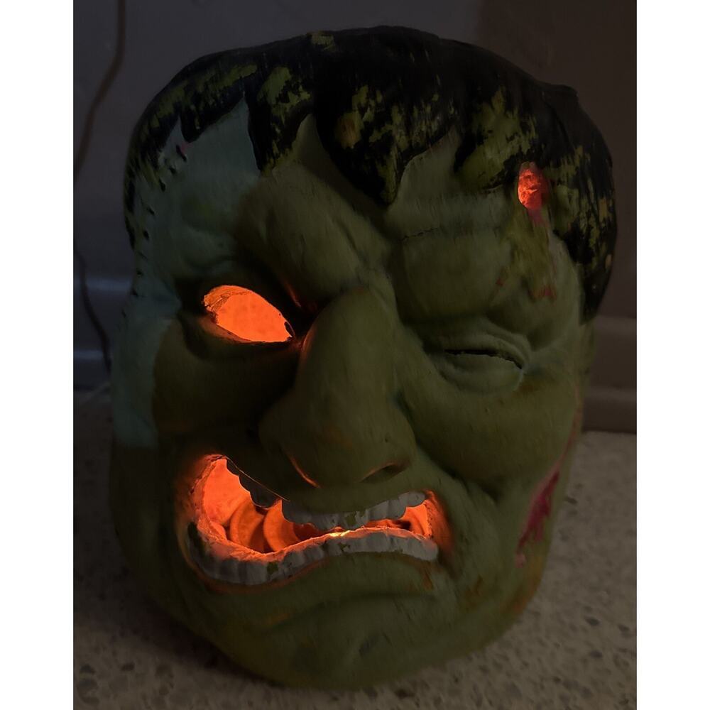 VTG Frankenstein Light Up Head Halloween Blow Mold 10’ Matrix Industries 1996 - Picture 2 of 9